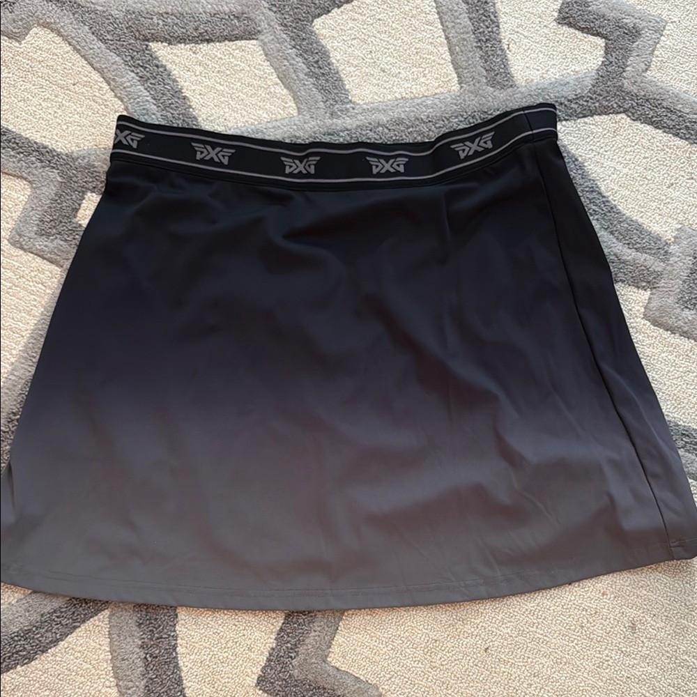PXG Black A-Line Skort Ombre Golf skirt. Size XL. EUC.